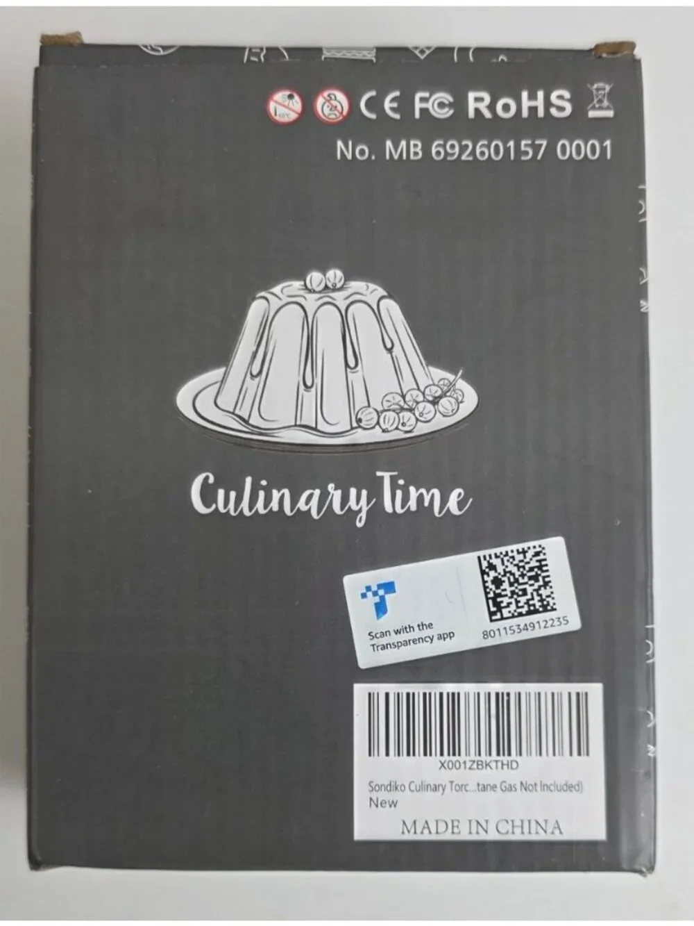 NEW - Sondiko S400 Professional Culinary Torch